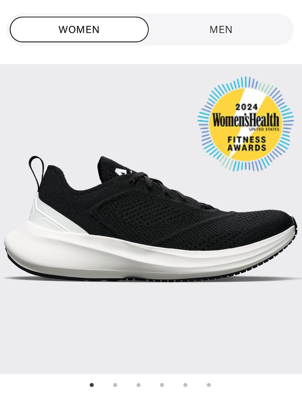 APL Women's Black and White Techloom Running Sneaker